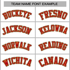 White Red-Yellow Classic Varsity Full-Snap Letterman Jacket 5