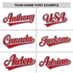 White Red Zebra Stripes Graffiti Authentic Baseball Jersey 3