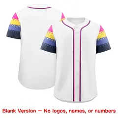 White Rose Red Navy Flag Lace Sleeve Baseball Jersey 7
