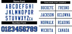 White Royal Blue Mesh Football Jersey 5