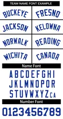 White Royal Classic Basketball Jersey 3