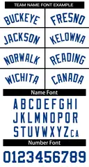 White Royal Classic Style Striped Two-Button Softball Jersey 3