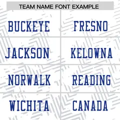 White Royal Graffiti Line Design Authentic Football Jersey 3