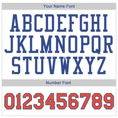 White Royal-Orange Classic Sets Basketball Jersey 4