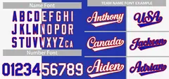White Royal-Red Hook Split Fashion Baseball Jersey 3