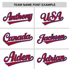 White Royal-Red Horizontal Stripe Pullover Baseball Jersey 3