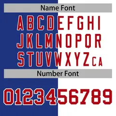 White Royal Red Split Varsity Full-Snap Letterman Jacket 6