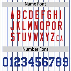 White Royal Striped Raglan Sleeves Baseball Jersey 4