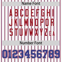 White Royal Tricolor Stripe Fashion Baseball Jersey 4