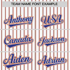 White Royal Tricolor Stripe Fashion Baseball Jersey 3