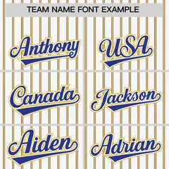 White Royal Tricolor Stripe Fashion Baseball Jersey 3