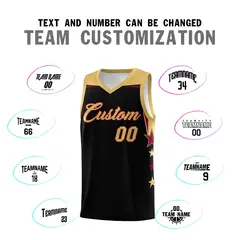 White Royal Two Tone Side Star Color Block Basketball Jersey 4