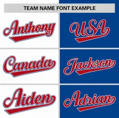 White Royal Two Tone Striped Authentic Baseball Jersey 3