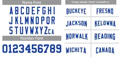 White Royal-White Classic Style Authentic Football Jersey 3