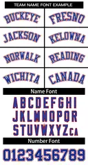 White Royal-White Classic Team Basketball Jersey 3