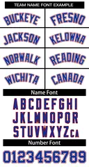 White Royal-White Classic Team Basketball Jersey 3