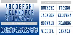 White Royal-White Gradient Outdoor Football Jersey 5