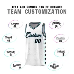 White Side Blocks Sports Uniform Basketball Jersey 4
