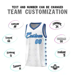 White Side Blocks Sports Uniform Basketball Jersey 4