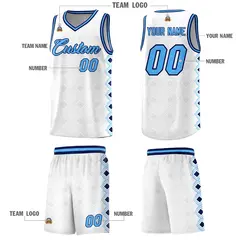 White Side Blocks Sports Uniform Basketball Jersey 5