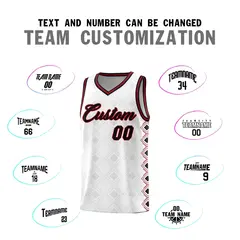 White Side Blocks Sports Uniform Basketball Jersey 4