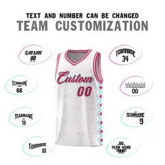 White Side Blocks Sports Uniform Basketball Jersey 4