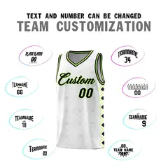 White Side Blocks Sports Uniform Basketball Jersey 4