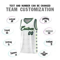 White Side Blocks Sports Uniform Basketball Jersey 4