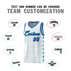 White Side Blocks Sports Uniform Basketball Jersey 4