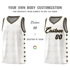 White Side Blocks Sports Uniform Basketball Jersey 3