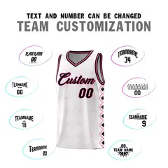 White Side Blocks Sports Uniform Basketball Jersey 4