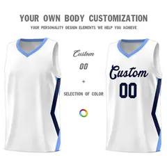 White Side Rhombus Graffiti Basketball Jersey Set 3