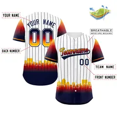 White St. Louis City Silhouette Baseball Jersey 2