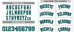White Teal-Black Classic Curved Sets Basketball Jersey 4