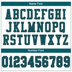 White Teal-Black Classic Mesh Authentic Football Jersey 3