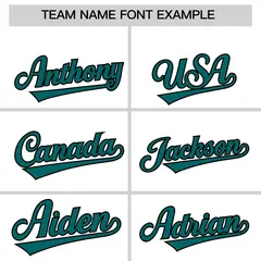 White Teal Black Gradient Raglan Full-Snap Letterman Jacket 3