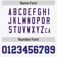 White Teal-Purple Raglan Side Pattern Football Jersey 4