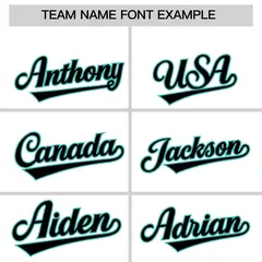 White Teal Thick Striped Star Pattern Baseball Jersey 3