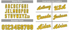 White Yellow-Black Classic Basketball Jersey 4