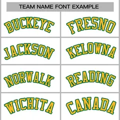 White Yellow-Green Varsity Full-Snap Letterman Jacket 5
