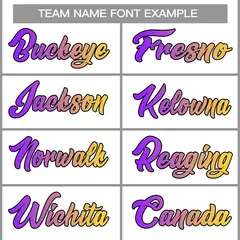 White Yellow Purple Gradient Fashion Basketball Jersey 5