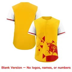 White Yellow Raptor Series Raglan Baseball Jersey 8