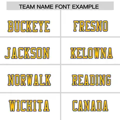 White Yellow Shoulder Cut Two-Tone Flag Football Jersey 3