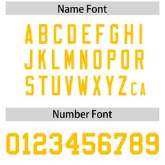 White Yellow Square Neckline Classic Football Jersey 4