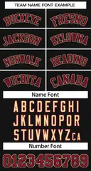 Women's Black Crimson Classic Style Baseball Jersey 5