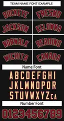 Women's Black Crimson Classic Style Baseball Jersey 5