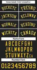 Women's Black Gold-Black Classic Baseball Jersey 5