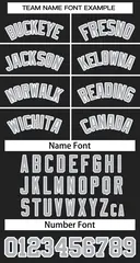 Women's Black Gray-White Classic Baseball Jersey 5