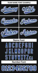 Women's Black Royal-White Classic Baseball Jersey 5