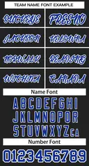 Women's Black Royal-White Classic Baseball Jersey 5
